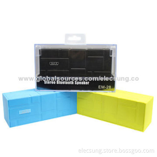 2.0-channel Bluetooth Speakers, New Design, Bluetooth 3.0 Handsfree, Line-in, Crystal Box PackagingNew